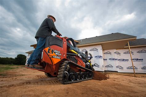 ditch witch 1550 mini skid steer|walk behind skid steer for sale.